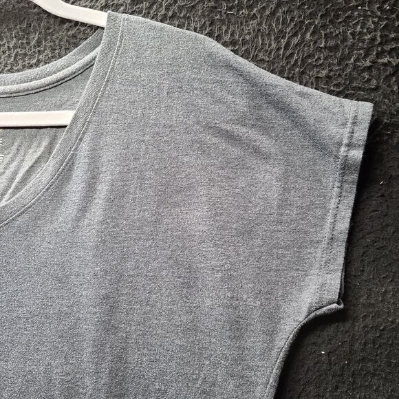 Goldtoe Womens T-Shirt Gray Size Large Polyester/Cotton Blend Short Sleeve - Picture 11 of 12